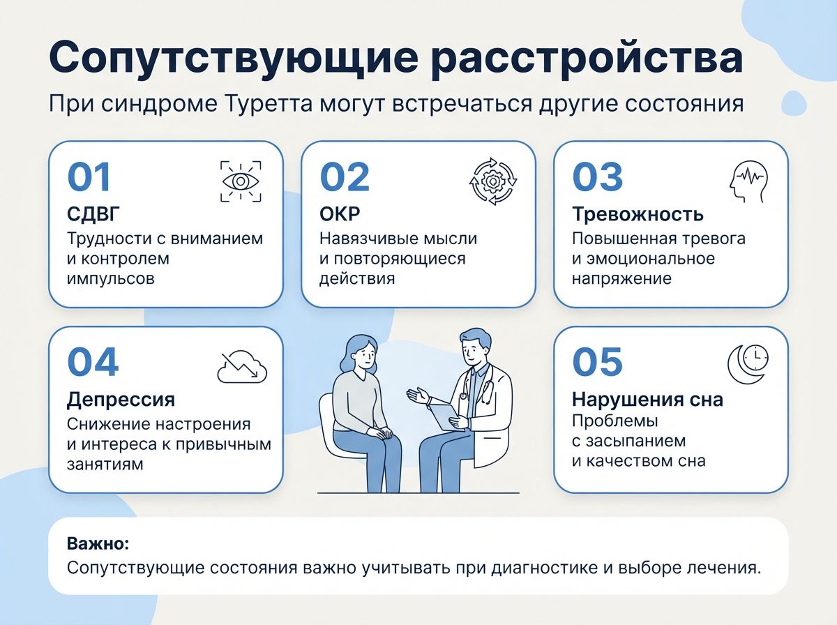 Лечение синдрома Туретта в Доброполье инфографика